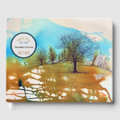 ツリーランドスケープウォーターカラーアートバケーションレンタル ゲストブック (正面)