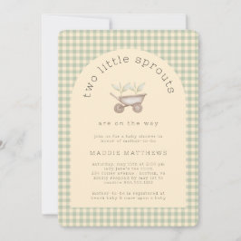 ツリーリトルスプラウトがやってくる！ベイビーシャワー 招待状