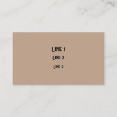 ツリーリングや輪木目テクスチャ 名刺 (裏面)