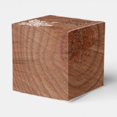 ツリーリングや輪素朴国の結婚式特典ボックス フェイバーボックス (裏面サイド)