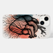 ツリールートハート – サウンドラインアート Case-Mate iPhoneケース (裏面 (横))