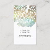 ツリールートモダングラムグリッター美しいサロン&スパ 名刺 (裏面)