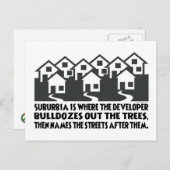 ツリーレス郊外ビア ポストカード (正面/裏面)