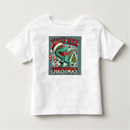 ツリーレックスおもしろい – クリスマスTレックスTシャツ トドラーTシャツ