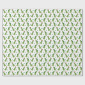 ツリーレックスノベルティ恐竜クリスマス ラッピングペーパー (フラット)