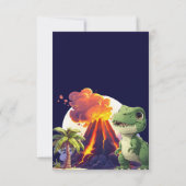 ツリーレックス バースデー恐竜 サンキューカード (裏面)