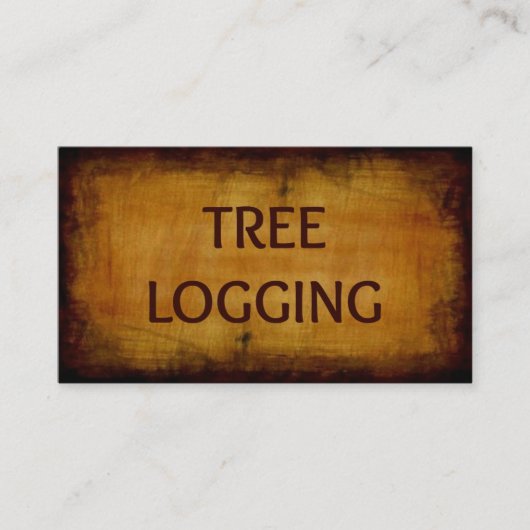 ツリーログアンティーク名刺 名刺 (正面)