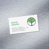 ツリーロゴ |造園 |ツリーのトリミング マグネット名刺 (インサイチュ)