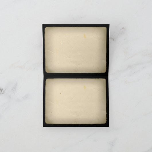 ツリーヴィンテージフォト悔やみや弔慰ありがとうノートカード8 サンキューカード (内部)