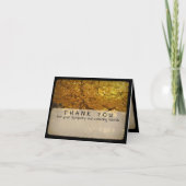 ツリーヴィンテージフォト悔やみや弔慰ありがとうノートカード8 サンキューカード (正面)