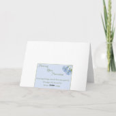 ツリーヴィンテージ付きクリスマスビクトリアン猫 シーズンカード (裏面)