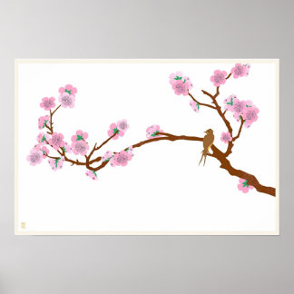 ツリー上のスパロー ポスター