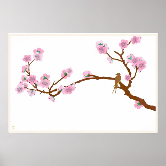 ツリー上のスパロー ポスター (正面)