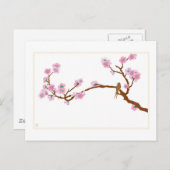 ツリー上の矢印 – はがき (正面/裏面)