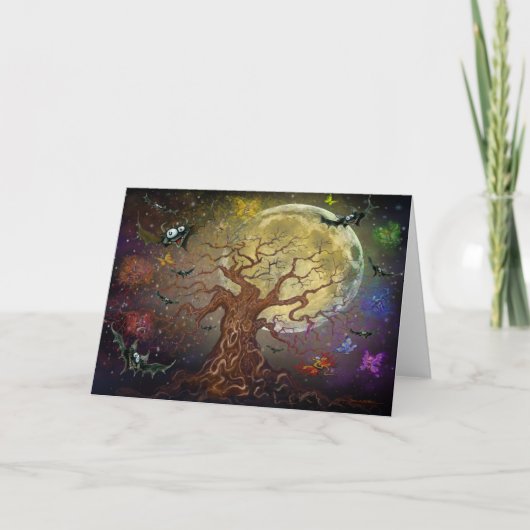 ツリー不気味カード カード (正面)