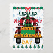 ツリー付きクリスマストラック シーズンカード (正面/裏面)