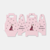 ツリー付きクリスマスファッションイラストレーション フェイバーボックス (折り畳みなし)