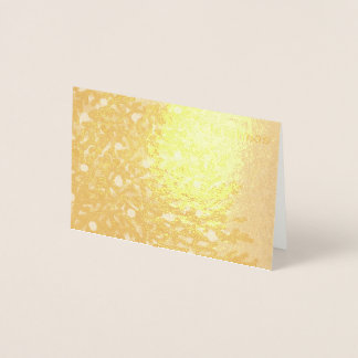 ツリー付きホイルのクリスマスカードデザイン 箔カード