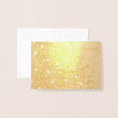 ツリー付きホイルのクリスマスカードデザイン 箔カード (封筒付き正面)