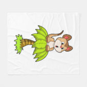 ツリー付きメルカート フリースブランケット (正面(横))