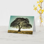 ツリー付き弔意カード カード (黄色い花)