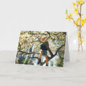 ツリー内の子登山 カード (黄色い花)