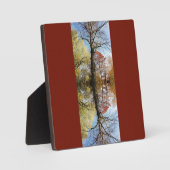 ツリー写真のミラー フォトプラーク (正面)