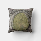 ツリー分岐スタブのクローズアップ クッション (裏面)