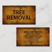 ツリー削除アンティーク名刺 名刺 (正面/裏面)