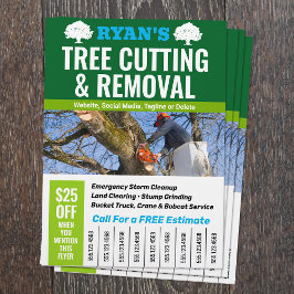 ツリー削除サービス、電話番号 チラシ