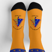 ツリー化ストックブリッジ2024メモリアルソックスORANGE ソックス (上部)