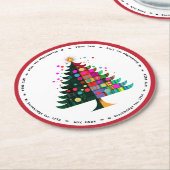 ツリー化ストックブリッジ2024メモリアル紙コースター ラウンドペーパーコースター (アングル)