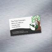 ツリー及びヘッジトリミング型名刺マグネット マグネット名刺 (インサイチュ)