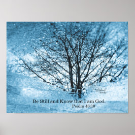 ツリー反射ポスター ポスター