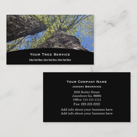 ツリー名刺 名刺 (正面/裏面)