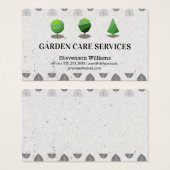 ツリー図形 |造園ガーデニング (正面&裏面)