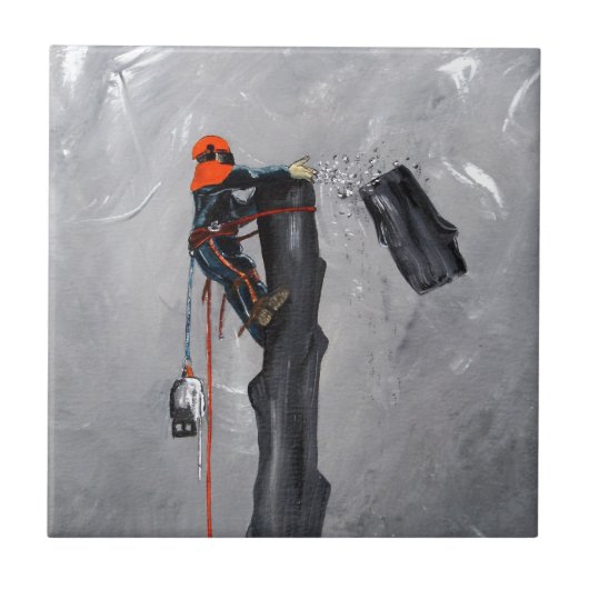 ツリー外科医のアーボリスト タイル (正面)