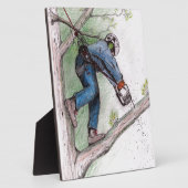 ツリー外科医のアーボリスト フォトプラーク (側面)