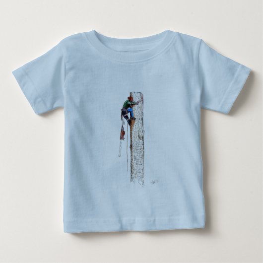 ツリー外科医のアーボリスト ベビーTシャツ (正面)