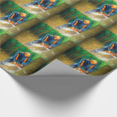 ツリー外科医アルボリストのクリスマスプレゼント誕生日 ラッピングペーパー (角)