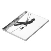 ツリー外科医アルボリストのクリスマスプレゼント贈り物 ノートパッド (回転)