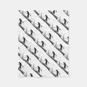 ツリー外科医アルボリストのクリスマスプレゼント贈り物 フリースブランケット (正面)