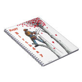 ツリー外科医アルボリスト誕生日カード ノートブック (右側)