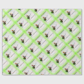 ツリー外科医アルボリスト誕生日プレゼント ラッピングペーパー (フラット)