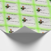 ツリー外科医アルボリスト誕生日プレゼント ラッピングペーパー (角)