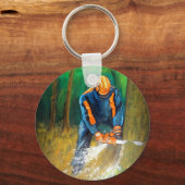 ツリー外科医アルボリスト・フォレスター キーホルダー (正面)