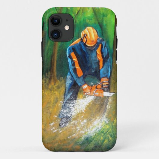 ツリー外科医アルボリスト・フォレスター Case-Mate iPhoneケース (裏面)