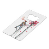 ツリー外科医Arboristバレンタインカード クレジットカード栓抜き (裏面アングル)