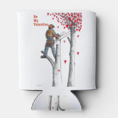 ツリー外科医Arboristバレンタインカード 缶クーラー (裏面)