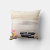 ツリー女性シルエット禅石 クッション (裏面)